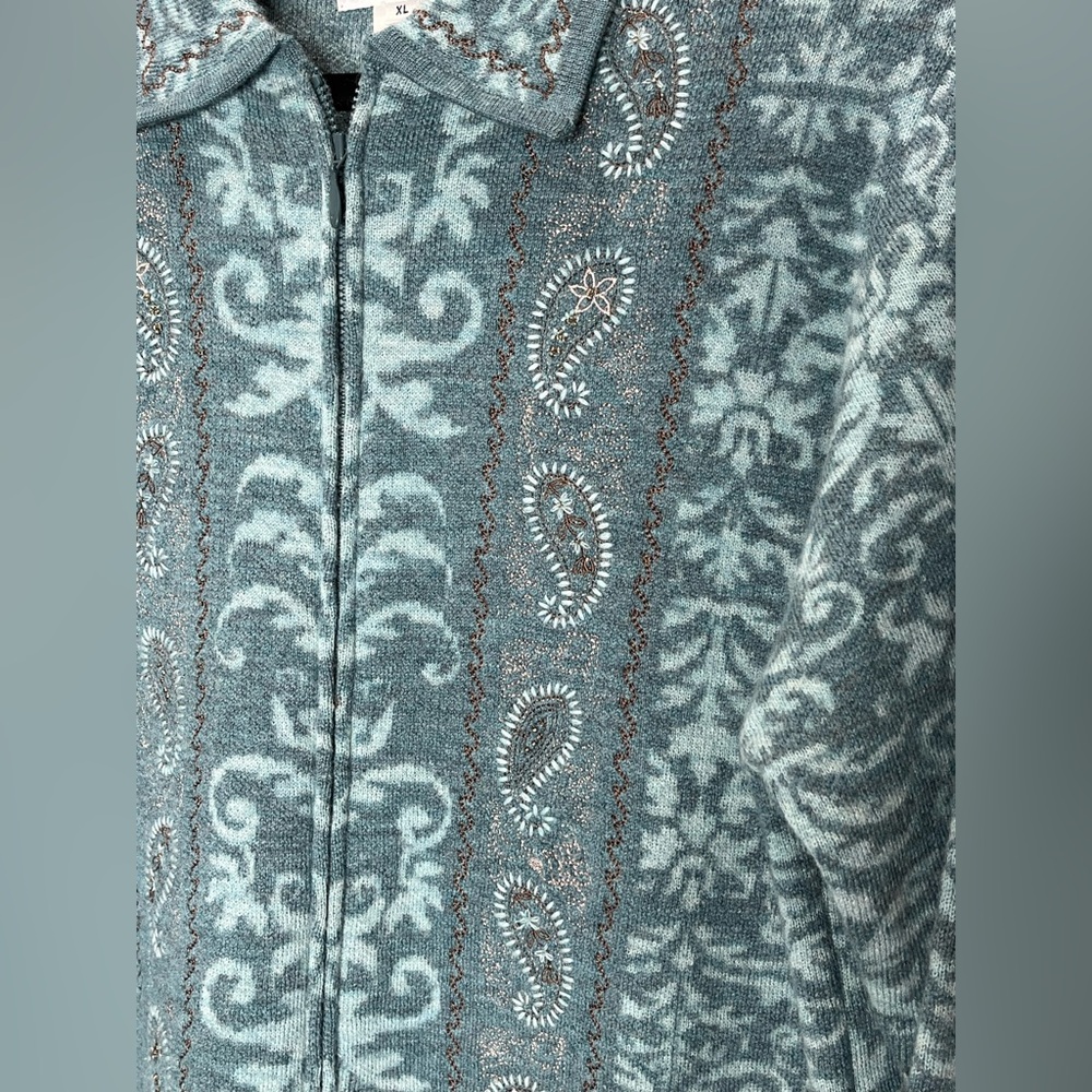 Pendleton Wool Aqua Sweater Jacket And Slacks Coo… - image 4